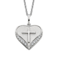 Heart Cross Pendant