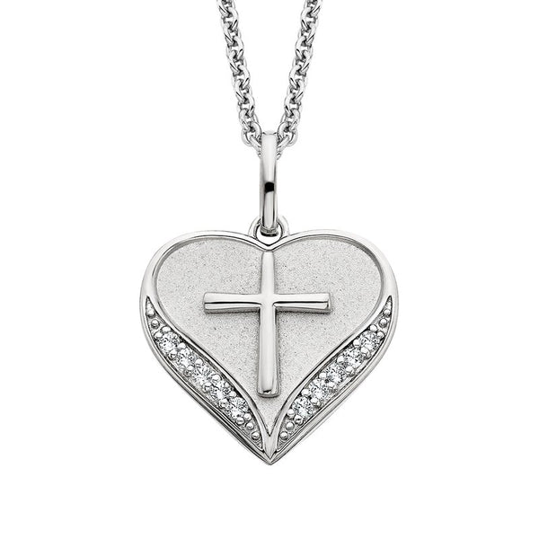 Heart Cross Pendant