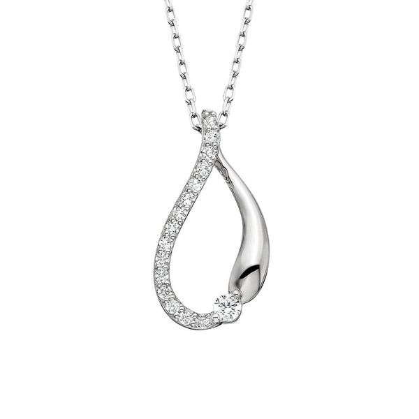 Sale! Diamond Teardrop Pendant .15tw