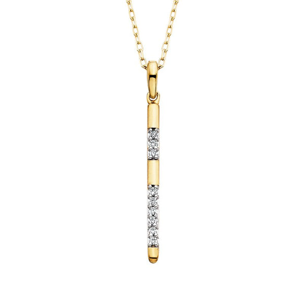 Sale! Diamond Bar Pendant .05tw