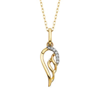 Sale! Angel Wing Pendant .03tw