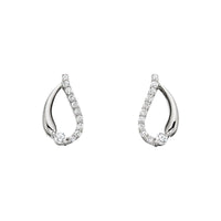 Sale! Diamond Teardrop Earrings .15t