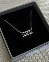 Sterling Silver "God Is Greater Than the Highs and Lows" Necklace