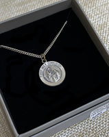 Sterling Silver 15mm First Communion Medal